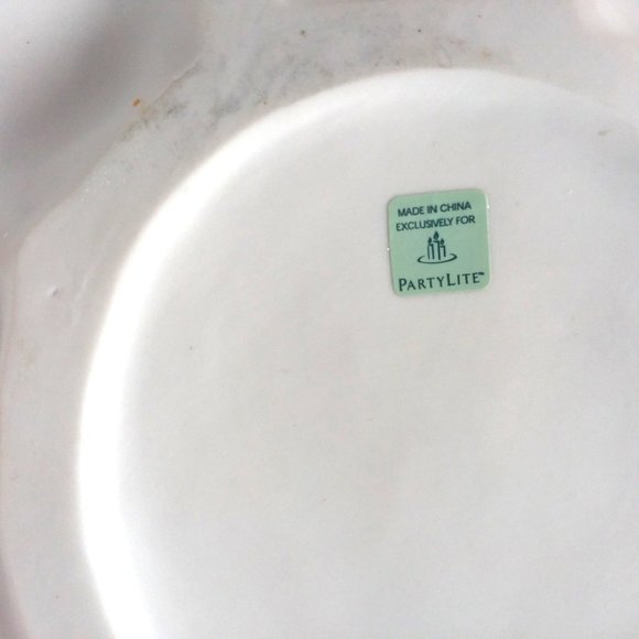 Partylite Snowbell Tealight Candle Holder P7650 Ceramic Snowmen Pillar w/ Box - Picture 9 of 10